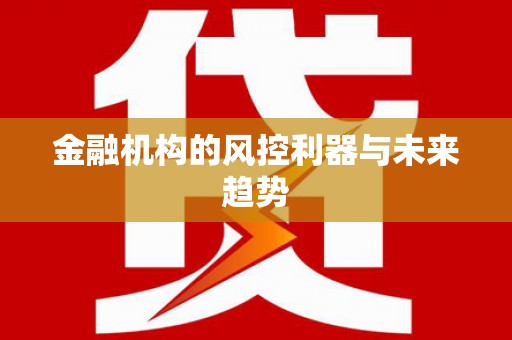 晋江金融机构的风控利器与未来趋势