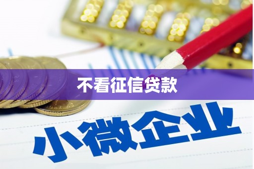 晋江不看征信贷款