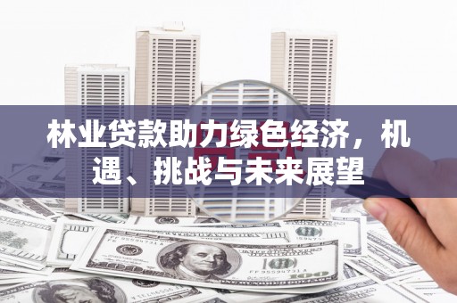 晋江林业贷款助力绿色经济，机遇、挑战与未来展望