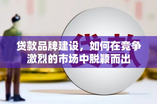 晋江贷款品牌建设，如何在竞争激烈的市场中脱颖而出