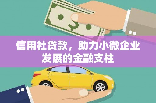 晋江信用社贷款，助力小微企业发展的金融支柱