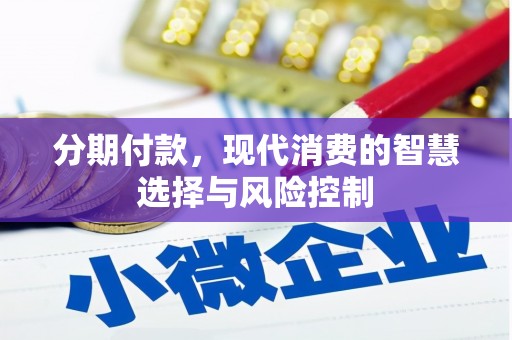 晋江分期付款，现代消费的智慧选择与风险控制