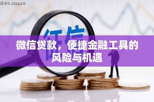 晋江微信贷款，便捷金融工具的风险与机遇
