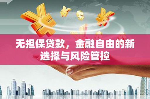 晋江无担保贷款，金融自由的新选择与风险管控