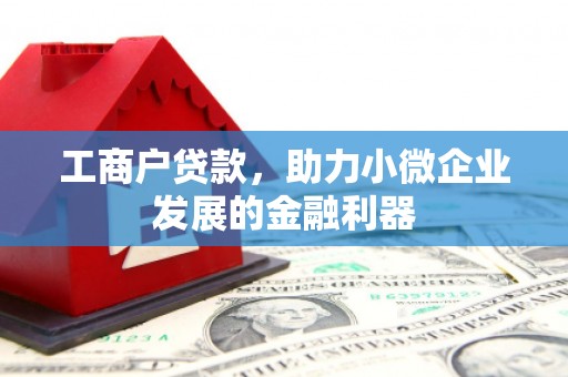 晋江工商户贷款，助力小微企业发展的金融利器