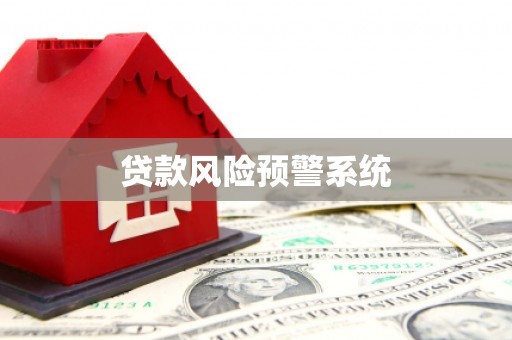 晋江贷款风险预警系统