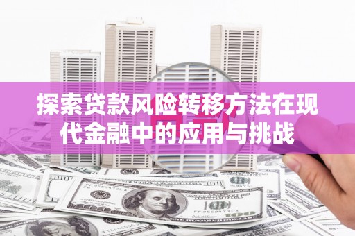 晋江探索贷款风险转移方法在现代金融中的应用与挑战