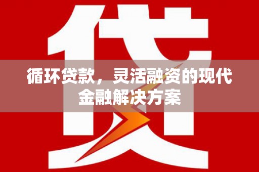 晋江循环贷款，灵活融资的现代金融解决方案