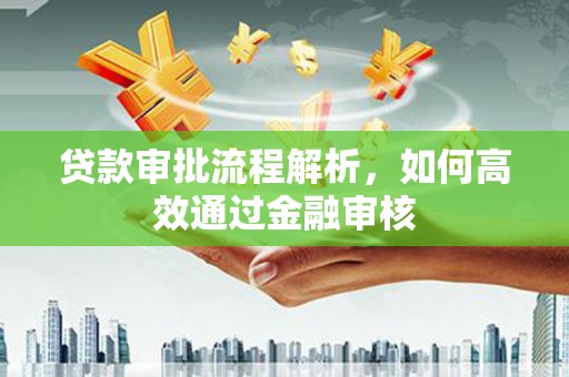 晋江贷款审批流程解析，如何高效通过金融审核