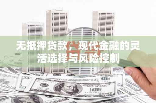 晋江无抵押贷款，现代金融的灵活选择与风险控制