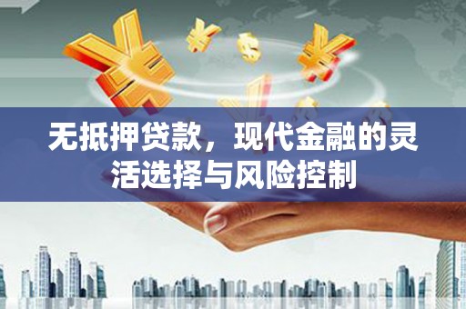 晋江无抵押贷款，现代金融的灵活选择与风险控制