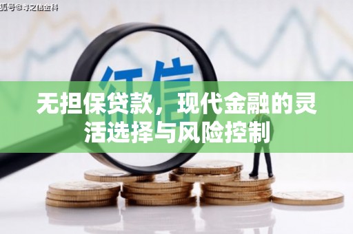 晋江无担保贷款，现代金融的灵活选择与风险控制