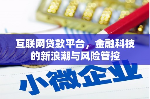 晋江互联网贷款平台，金融科技的新浪潮与风险管控