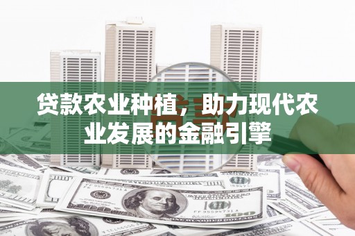 晋江贷款农业种植，助力现代农业发展的金融引擎