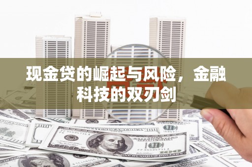 晋江现金贷的崛起与风险，金融科技的双刃剑