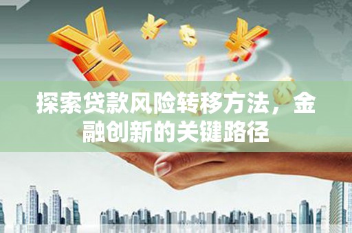 晋江探索贷款风险转移方法，金融创新的关键路径