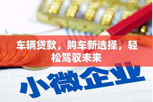 晋江车辆贷款，购车新选择，轻松驾驭未来