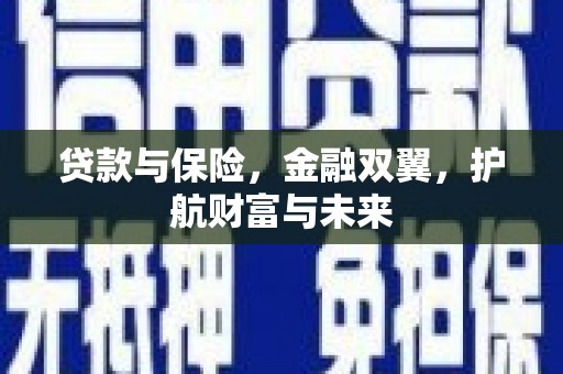 晋江贷款与保险，金融双翼，护航财富与未来