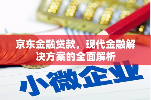 晋江京东金融贷款，现代金融解决方案的全面解析