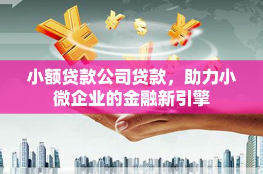 晋江小额贷款公司贷款，助力小微企业的金融新引擎