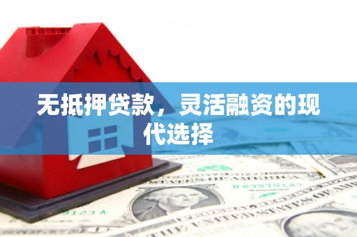 晋江无抵押贷款，灵活融资的现代选择