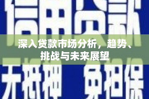 晋江深入贷款市场分析，趋势、挑战与未来展望