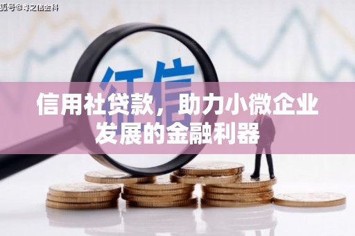 晋江信用社贷款，助力小微企业发展的金融利器