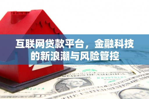 晋江互联网贷款平台，金融科技的新浪潮与风险管控