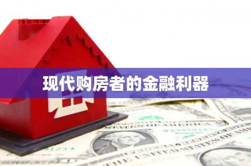 晋江现代购房者的金融利器