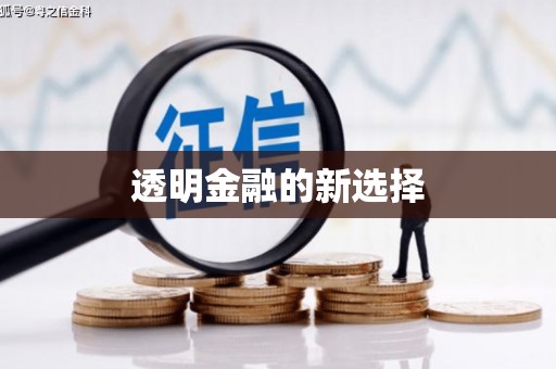 晋江透明金融的新选择