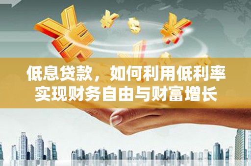 晋江低息贷款，如何利用低利率实现财务自由与财富增长